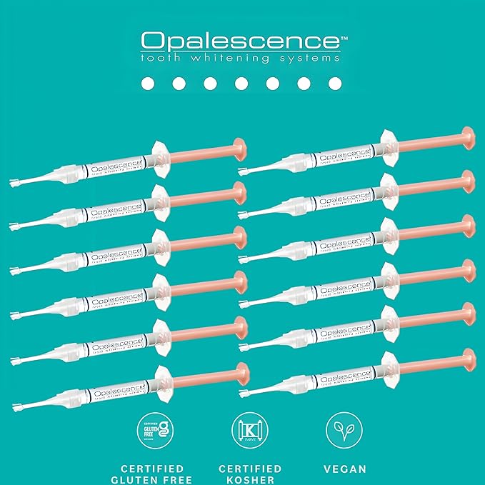 Opalescence 35% with PF Gel Syringes Teeth Whitening Refill Kit - 12 Syringes Carbamide Peroxide Melon Flavor by Ultradent 5404-6
