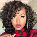 Ocean Wave Crochet Hair Deep Wave Crochet Curl Hair Water Wave Synthetic Curly Braiding Hair Extensions 8 Packs (9 Inch 4#)