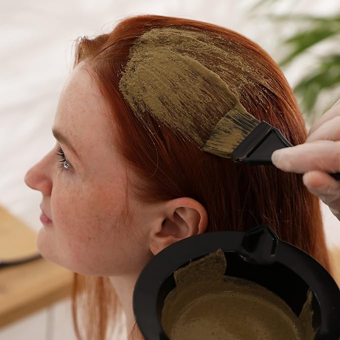 Just for Redheads Henna Hair Color for Redheads - 100% Dried Pulverized Leaves from Pure Lawsonia Plants (Champagne)