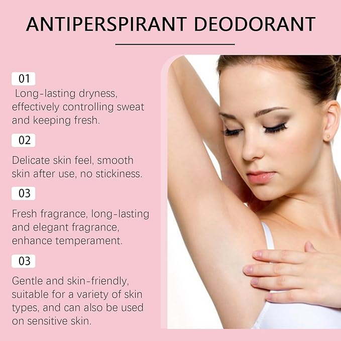 Rose Scented Roll-On Fragrance - Portable Refreshing Body Scent(3PCS)