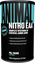 Animal Nitro EAA - Post-Workout Recovery and Repair Supports Lean Muscle Growth Complete Spectrum of Essential Amino Acids &amp BCAA Supplement for Men and Women 44 Packs