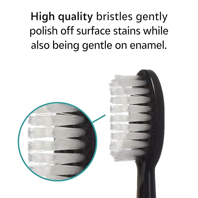TAO Clean Umma Diamond Sonic Toothbrush Replacement Heads (3-Pack) ? Replacement Heads for the TAO Clean Electric Toothbrush and Docking Station Black