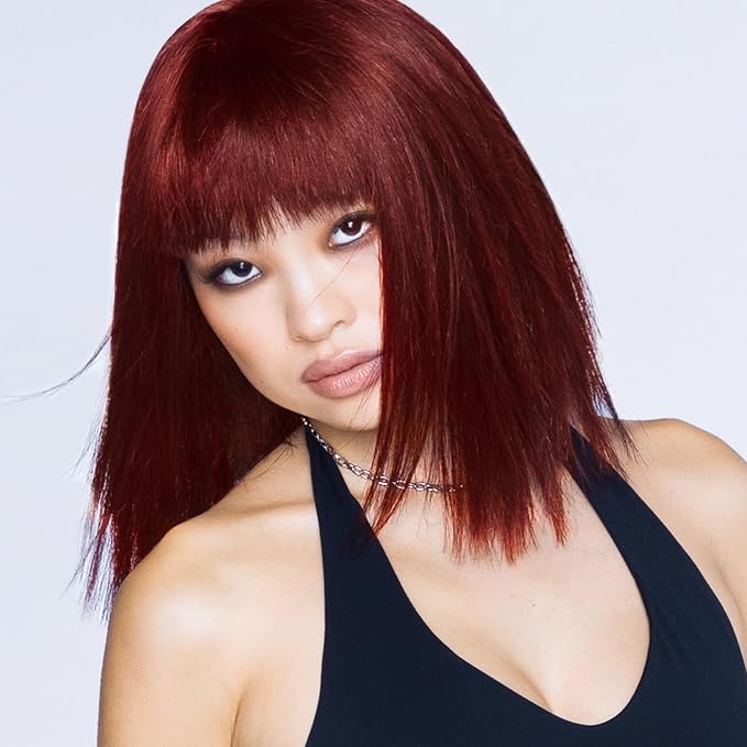 XMONDO Color Deep Red Brown Color Depositing Mask &amp Semi-Permanent Hair Dye Super Gloss Infused with Bond Boosters for Nourishment Revitalize &amp Repair Vegan Formula 8 Fl Oz