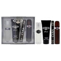 Cuba Cuba Black Men 4 Pc Gift Set 3.3oz EDT Spray 1.7oz EDT Spray 3.3oz After Shave 6.7oz Shower Gel (I0101683)