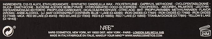 NARS Velvet Matte Lip Pencil Famous Red 0.08 Ounce