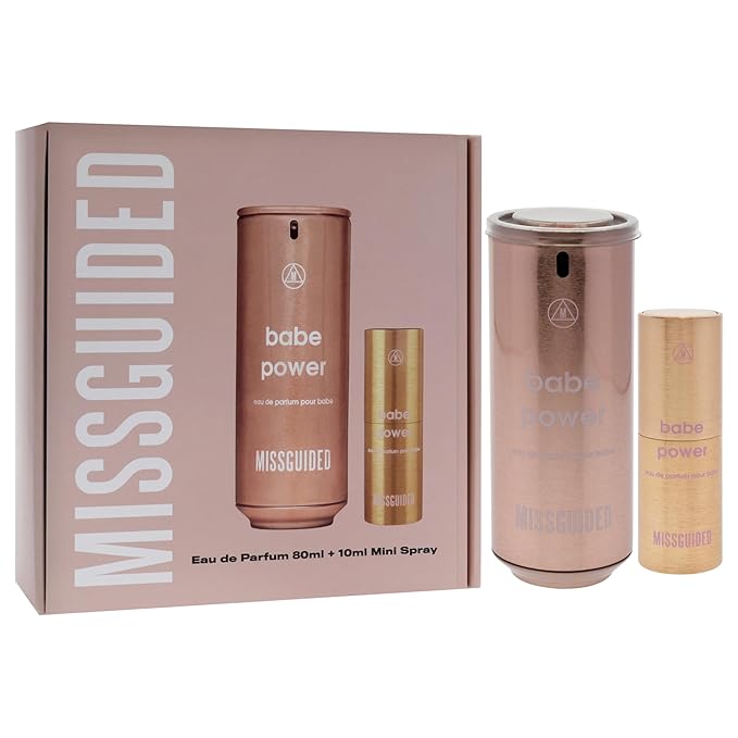 Missguided Babe Power for Women - 2 Pc Gift Set 2.7oz EDP Spray 0.34oz EDP Spray