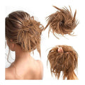 Hair Accessories Synthetic Bun Ponytail Hair Extensions Headband Messy Bun with Elastic Rubber Band Ponytail Wig Hair Bun for Women Hair Pieces For Women(10#)