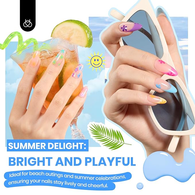 Beetles Gel Nail Polish Kit with U V Light 85Pcs Valentines Day Gift for Women 55 Colors Seasonal Symphony Set with Diamond Decorations &amp Manicure Art Stickers and Tools Soak Off for All Season