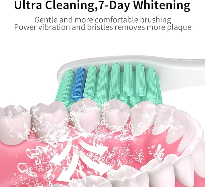 Replacement Toothbrush Heads for Philips Sonicare Electric Toothbrush Replacement Brush Heads Compatible with Philips Sonicare Electric Toothbrush 6Pack