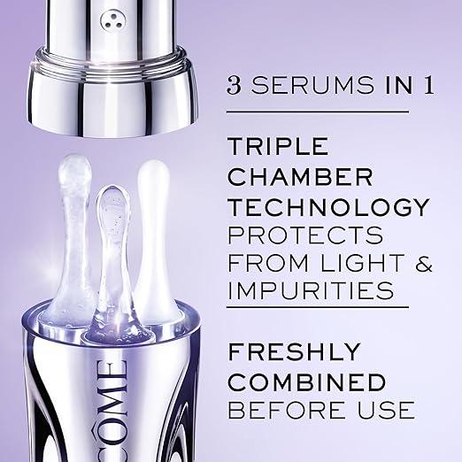 Lanc?me R?nergie H.C.F. Triple Serum - Hyaluronic Acid Serum for Visible Correction of Anti Aging Signs &amp Dark Spots - With Vitamin C+ Niacinamide &amp Ferulic Acid