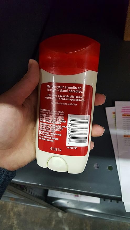 Old Spice Fresh Collection Fiji Scent Men's Deodorant 3 Oz Pack of 3