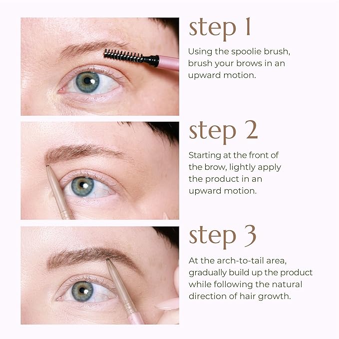 Chella Eyebrow Pencil ? Easy-to-Use Brow Definer for Shaping Filling &amp Blending ? Long-Wear Dark Brown Eyebrow Pencils for Women with Precise Tip (Dark Brown)