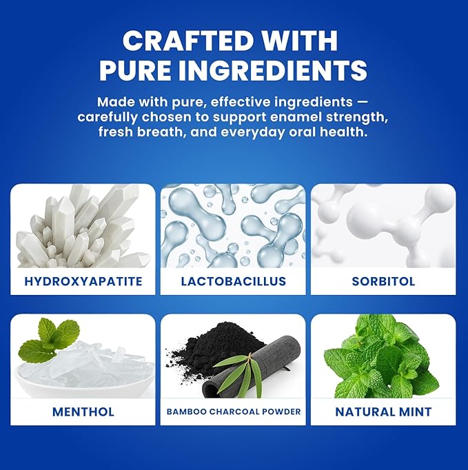 Larineco Nano Hydroxyapatite Toothpaste ? Sulfate Free Remineralizing Toothpaste ? Enamel Care Gentle Whitening Sensitive Teeth ? 4oz