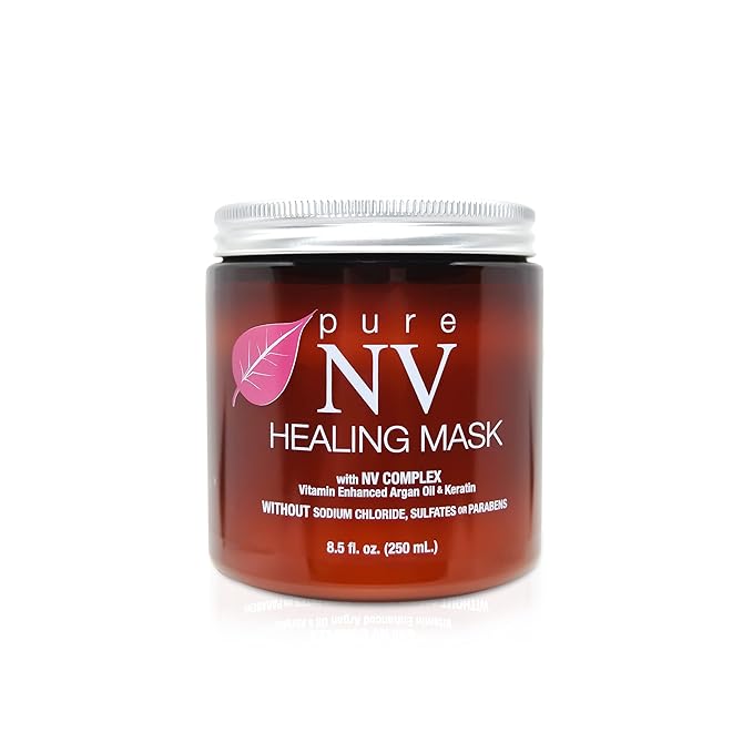 Healing Mask Deep Conditioner Hair Mask To Revitalize &amp Soften Hair Made From Natural Vitamins &amp Minerals Keratin Collagen &amp Argan Oil Infused To Repair Restore &amp Strengthen 8.5 Oz