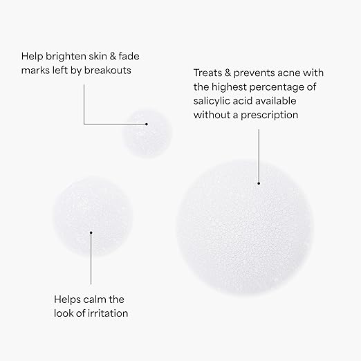TULA Skin Care Keep It Clear - Acne Foam Cleanser Contains Salicylic &amp Azelaic Acid &amp Probiotics Clears &amp Soothes Acne Brightens Past Blemish Marks 6.3 fl oz.