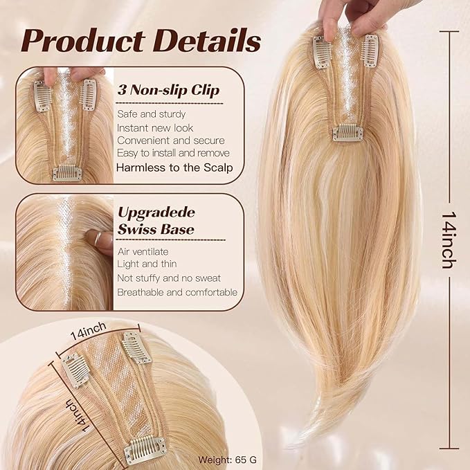 Clip in Hair Pieces for Women Toppers bangs hair clip Thinning Extensions Pieces Wiglets Covers Sparse hair loss
