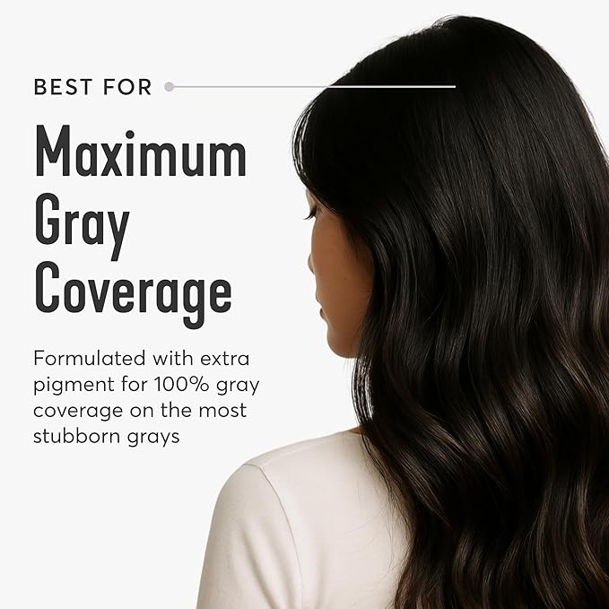 Madison Reed Radiant Hair Color Kit | 2NNA Darkest Cool Black with Ash Undertones (Pescara Black) for 100% Gray Hair Coverage | Dimensional Permanent Hair Dye | PPD-Free &amp Ammonia-Free | 2 Pack