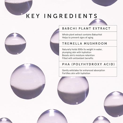 HERBIVORE Bakuchiol Retinol Alternative - Bakuchiol + Peptides Smooths Skin Reduces Fine Lines Wrinkles &amp Puffiness Plant-based Vegan Cruelty-free