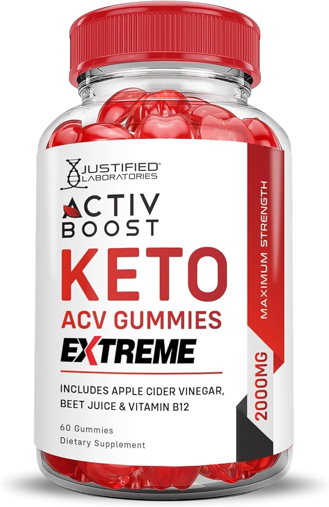 (5 Pack) Activboost Keto ACV Gummies Extreme 2000MG draft Boost Keto Gummies Apple Cider Vinegar Activ Boost Formulated with Pomegranate Beet Juice Powder B12 Vegan Non GMO 300 Gummys