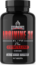 Dr. Emil - Elite L Arginine (3150mg) + L-Citrulline Highest Dose - Nitric Oxide Supplement for Vascularity Endurance and Heart Health (AAKG and HCL) - 90 Tablets