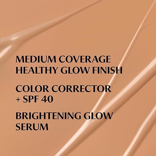 IT Cosmetics CC+ Nude Glow - Medium Coverage Foundation with SPF 40 &amp Brightening Glow Serum Lightweight Skin Tint 2% Niacinamide + Hyaluronic Acid Up to 24H Hydration Normal/Dry Skin - 1.08 f