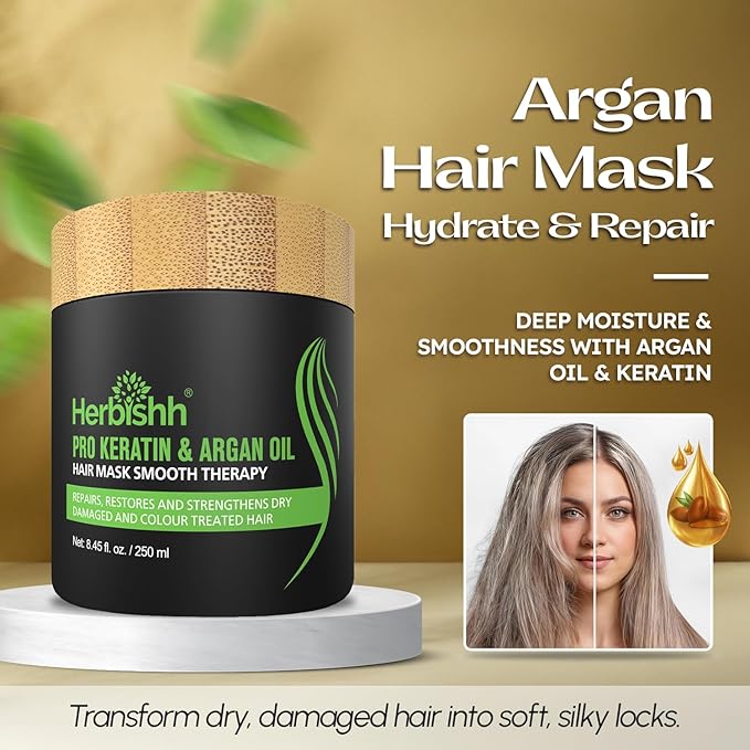 Herbishh Hair Color Shampoo for Gray Hair ? Natural Hair Dye Shampoo ? Lasts Up To 3-4 Weeks ? 500ML ? 3-In-1 Hair Color ? Colors Cleanses and Conditions (Chestnut Brown Giftset)