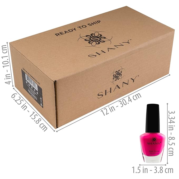 SHANY Cosmopolitan DIY Nail Polish set - Nail Lacquer Quick Dry Full Size Vibrant Colorful Trendy Glitter Glossy Metallic Matte Nail Art Nail Shades - 24 Colors Nail Polish Bulk