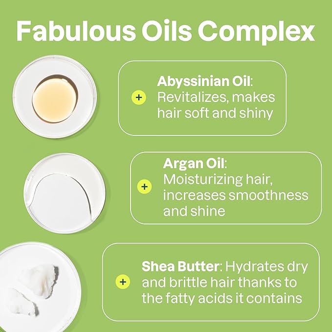 ATTITUDE Repairing Hair Mask Nourishes and Improves Hair's Appearance Fabulous Oils Blend Abyssinian Oil Argan Oil Shea Butter Vegan Hair Care Pink Argan Scent 5 Fl Oz