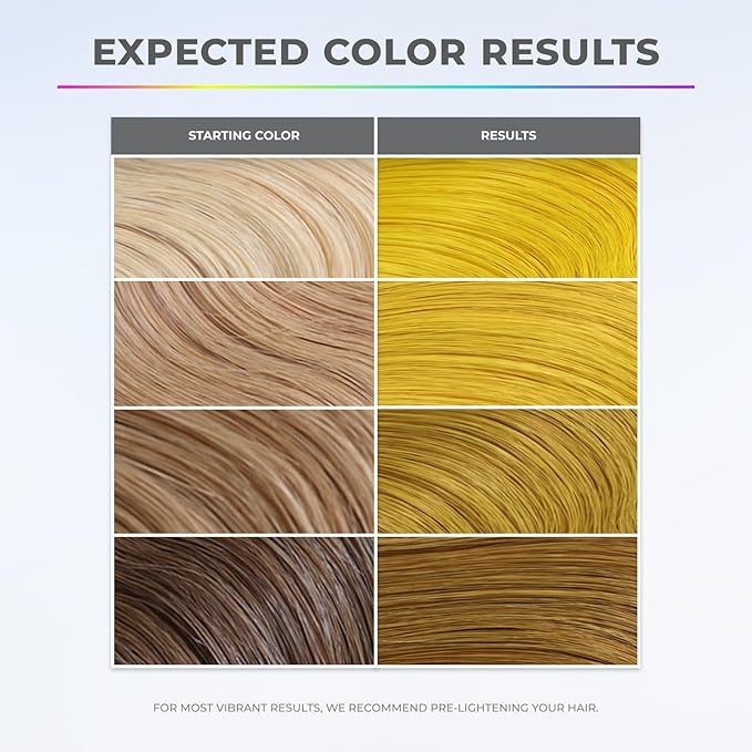 XMONDO Color Super Yellow Depositing Mask &amp Semi-Permanent Yellow Dye | Infused with Bond Booster Technology &amp Hyaluronic Acid for Nourishment Revitalization &amp Repair Vegan Formula 8 Fl