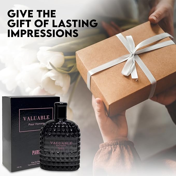 Valuable Paris Couple Set PerfumeLong Lasting Sweet Scent for Women/Men Fragrance 2x100ML