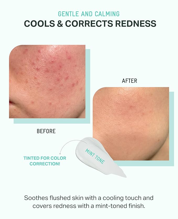 BRING GREEN Tea Tree CICA Facial Sun Cushion SPF 50+ PA++++ | Korean Mineral Sunscreen for Face | Non-Nano Reef-Safe Redness Correcting with Zinc Oxide | Travel Size Sun Protection