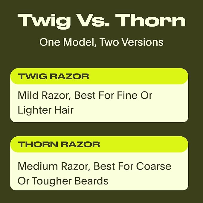 Leaf Shave | Leaf Thorn Razor All-Metal Single Blade Razor for Men &amp Women Fixed Head with Magnetic Load Assist Includes 5 Stainless Steel Blades Face Shaving and Coarser Hair - Chrome