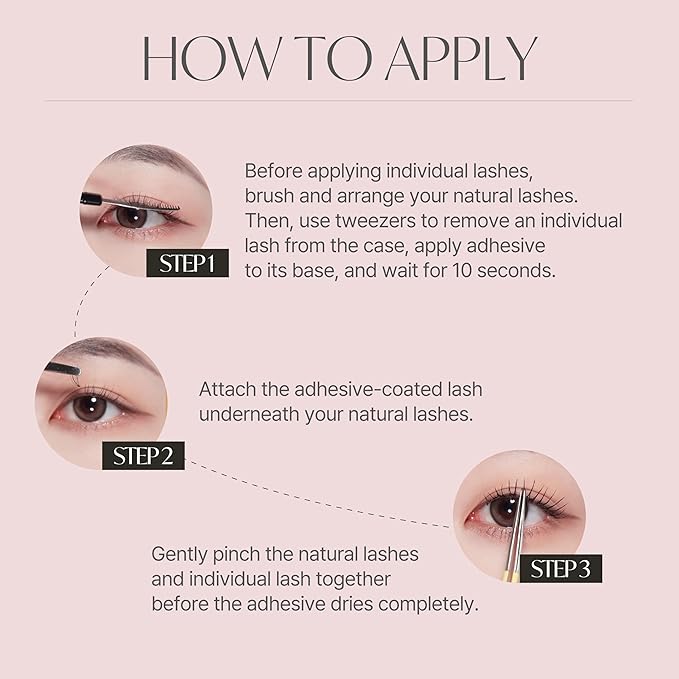 EYEME Cutting Eyelash NO.V32 ? 5 Set Pack Customizable Cluster Lashes with Layered Short &amp Long Fibers for a Soft Romantic Look Lightweight &amp Flexible K-Beauty