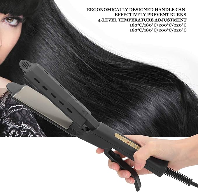 Hair Straightener  29 x 11 x 4 . 5cm Alloy Flat Iron Hair Straightener for Any Hair Type