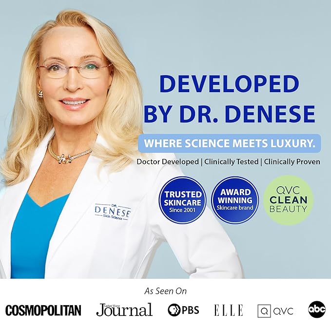 Dr. Denese SkinScience Advanced Firming Facial Pads 100 Count ? Professional Exfoliator with Glycolic Acid Peptides and Aloe for Smooth Radiant Skin Refined Pores ? Dermatologist Tested Cruelty Free