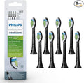 Philips Sonicare Original W2 Optimal White Standard Sonic Toothbrush Heads - 8 Pack in Black (Model HX6068/13)