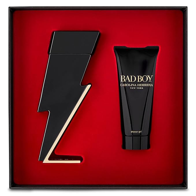 CAROLINA HERRERA for Men - 2 Pc Gift Set 3.4oz EDT Spray 3.4oz Shower Gel Packaging may vary