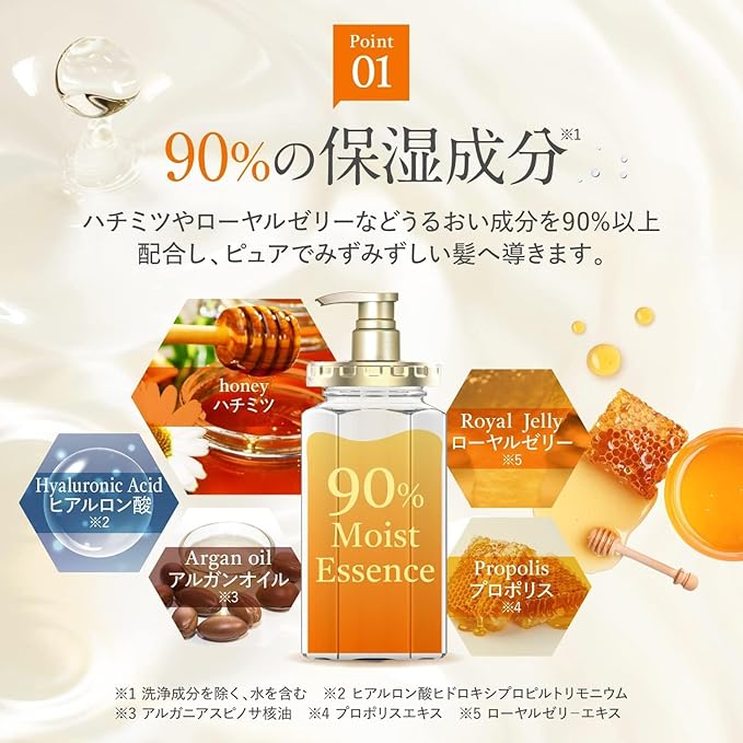 &amp Honey (and Honey) Deep Moist Shampoo 1.0 440ml