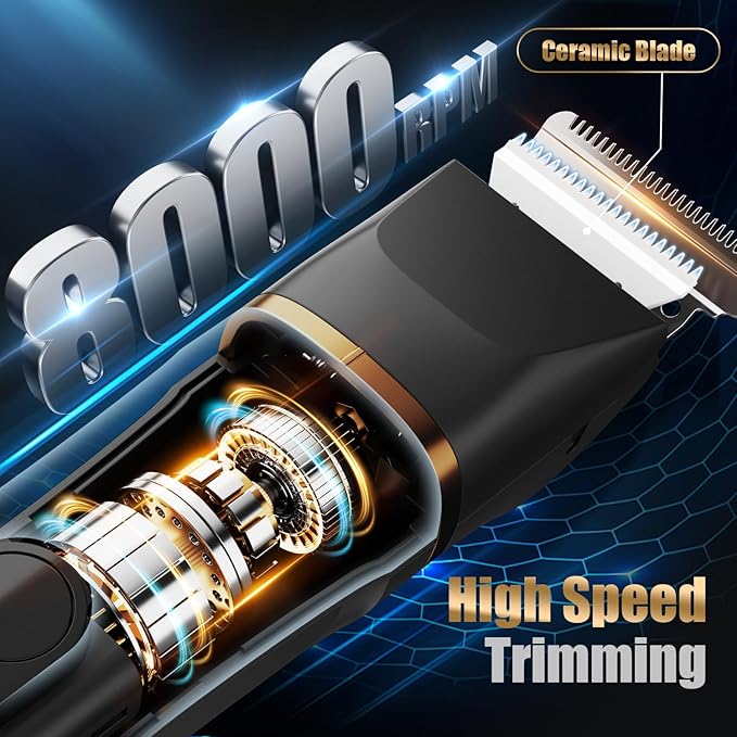 Electric Razor Body Hair Trimmer for Men &amp Women Waterproof Electric Foil Shaver for Face GroinArmBackLegs &amp Chest Wet/Dry Painless Groomer with Ceramic Blade Travel Razors Gift for Him