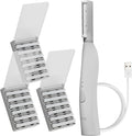 SPA SCIENCES - SIMA Patented Dermaplane Razor for Women Face ? Painless 2-in-1 Facial Exfoliation &amp Peach Fuzz Hair Removal ? Anti-Aging ? 3 Speeds ? Rechargeable ? 19 Weeks Treatment