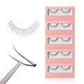 EYEME Cutting Eyelash NO.V32 ? 5 Set Pack Customizable Cluster Lashes with Layered Short &amp Long Fibers for a Soft Romantic Look Lightweight &amp Flexible K-Beauty