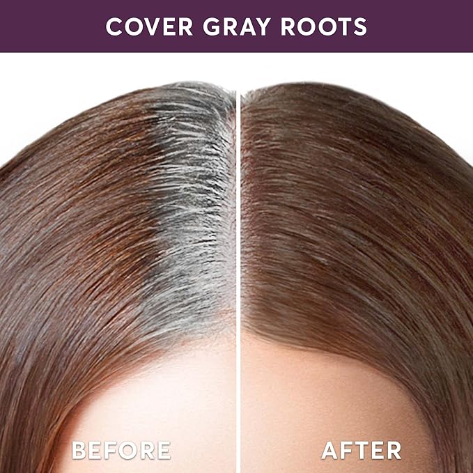 Madison Reed Root Touch Up + Brow Filler Terra Medium Brown Instant Gray Coverage Fills in Brows &amp Thinning Hairlines Temporary Concealing Powder 0.13 oz (60 uses)