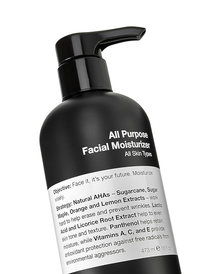 Anthony All-Purpose Facial Moisturizer ? Men?™s Hydrating Lotion for Dry Skin ? Lightweight Non-Comedogenic Anti-Aging Formula ? 16 Fl Oz