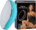 Crystal Hair EraserUpgraded Painless Crystal Hair RemoverEffective Nano Glass Hair Removal Device and Skin ExfoliationBody Epilator for Women and Men(Aqua)