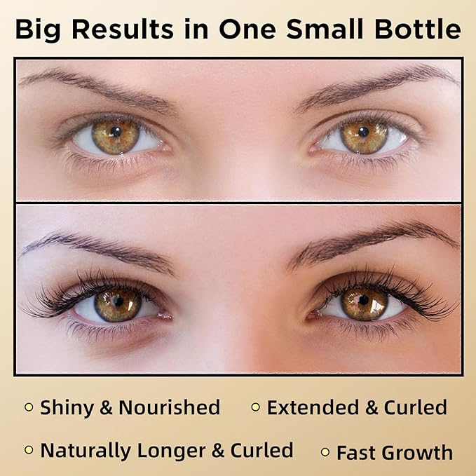 Eyelash &amp Eyebrow Growth Serum ? 15 Plant Extracts for Longer Denser &amp Fuller Lashes &amp Brows Boosts Natural Hair Developmenteyelash serumHypoallergenic Oil-Freelash growth serum (PURE