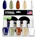 Eternal Nail Polish Set for Women (PLANET EARTH) - Nail Polish Set for Girls - Long Lasting &amp Quick Dry Nail Polish Kit for Home DIY Manicure &amp Pedicure - Made in USA 13.5mL (Set of 5)