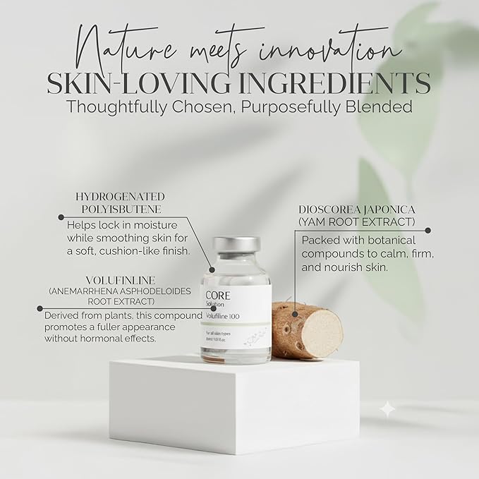 FEEL MATRIGEN Volufiline 100 Ampoule Glow - Firming Face Serum with Volufiline for Lifting Plumping &amp Smoothing Skin - Needleless Korean Skin Care Serum to Boost Elasticity &amp Define Contours