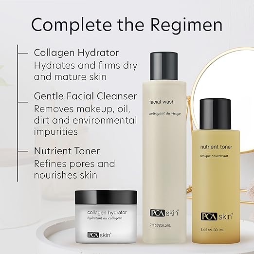 PCA SKIN Hydrating Collagen Cream for Face Collagen Hydrator Night Cream Hydrates and Firms Dry Mature Skin Made with Shea Butter Olive Fruit Oil and Sweet Almond Fruit Extract