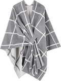 Moss Rose Women's Shawl Wrap Poncho Ruana Cape Open Front Cardigan Shawls for Fall Winter
