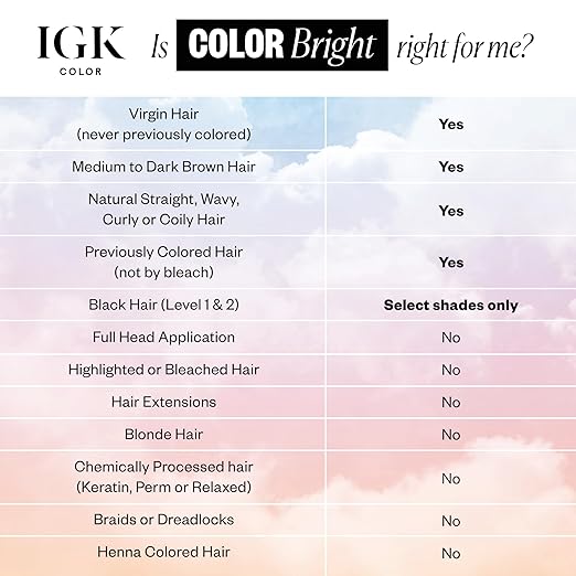 IGK Color Bright One Step Bleach &amp Color Kit for Accent Pieces ICE BREAKER- Cool Blonde | One-Step Color Processing + Replenishes + Hydrates | Vegan + Cruelty Free + Ammonia Free | 4 Oz